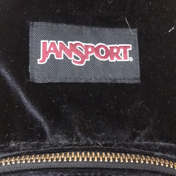 Jansport velour mini backpack - Picture 3 of 4